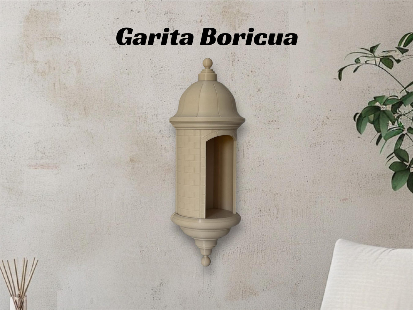 Puerto Rico Garita Wall Light with Sound