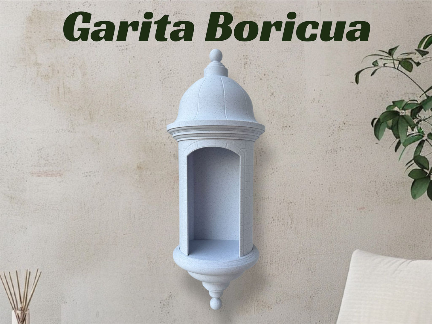Puerto Rico Garita Wall Light with Sound