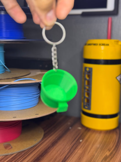 Taza de Mantequilla Llavero